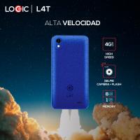 Celular Logic L4T , 1GB, 8GB, 5MP, Color Azul, 4 Pulgadas