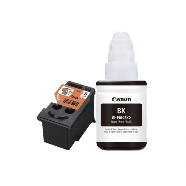 Kit De Cabezal Para Impresora Canon Negro + Tinta Negra 135ml, GI-190, Compatible Con Impresoras Canon Pixma G1110, G1100, G2100, G2110, G3100, G3110, G4100, G4110,G4111