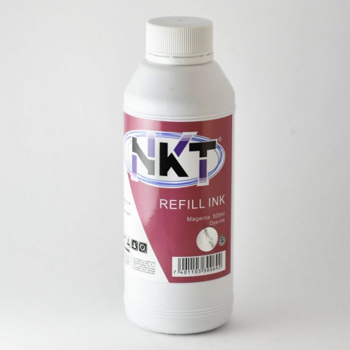 Tinta por Medio Litro NKT Magenta para Canon/HP/Lexmark