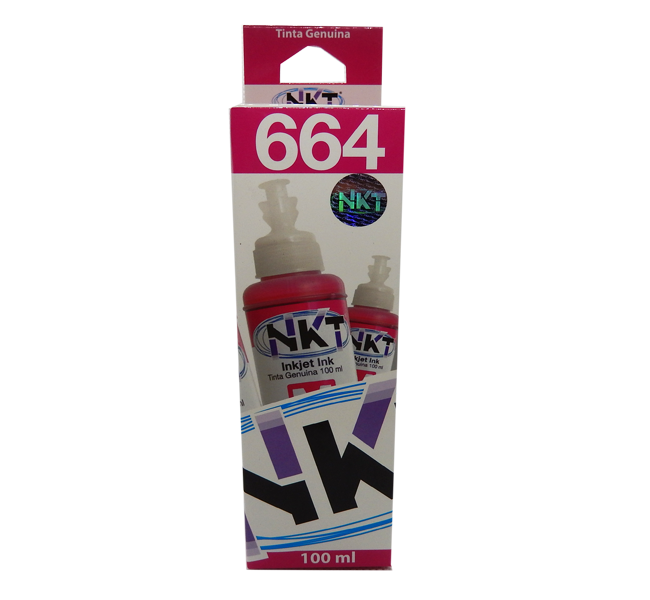 [Tinta Genuina NKT 664 de 100ML para Epson color Magenta] Tinta Genuina NKT 664 de 100ML para Epson color Magenta